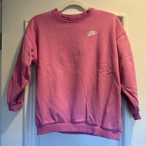 Nike Women's Crew Neck Pink Sweat Shirt and Pants